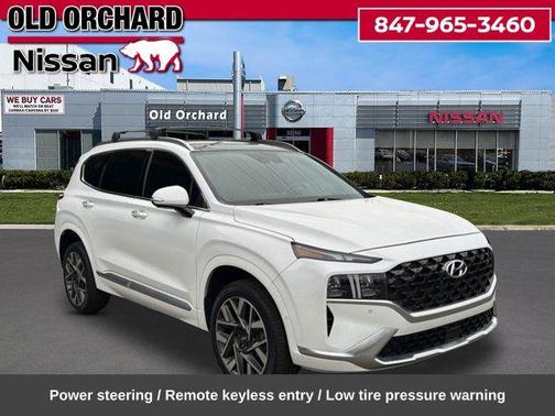 Serenity White Pearl 2023 Hyundai SANTA FE Calligraphy