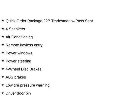 2024 RAM ProMaster 2500 Tradesman