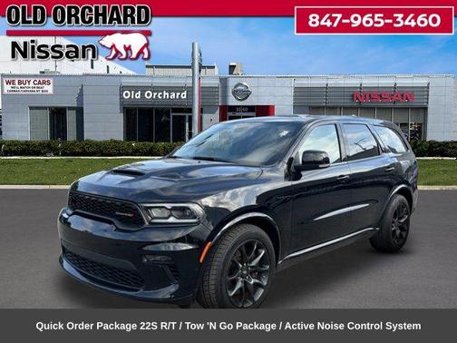 DB Black Crystal Clearcoat 2022 Dodge Durango R/T AWD