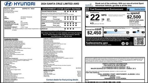 2024 Hyundai SANTA CRUZ Limited