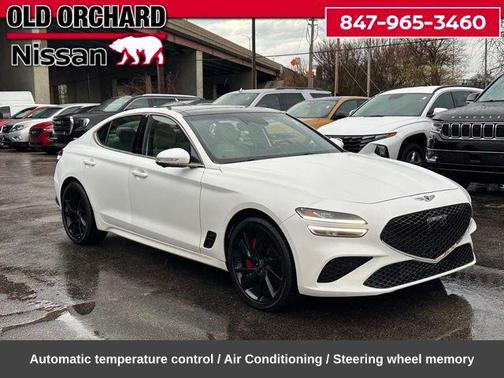 Verbier White 2023 Genesis G70 3.3T AWD