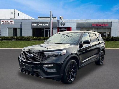 Agate Black Metallic 2023 Ford Explorer ST-Line