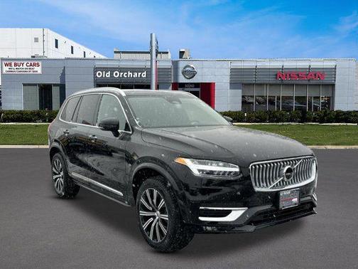 Onyx Black Metallic 2024 Volvo XC90 B6 Plus Bright Theme 7-Seater
