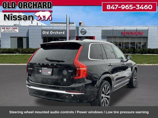 Onyx Black Metallic 2024 Volvo XC90 B6 Plus Bright Theme 7-Seater