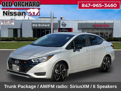 Brilliant Silver Metallic 2025 Nissan Versa 1.6 S
