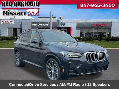Carbon Black Metallic 2022 BMW X3 xDrive30i