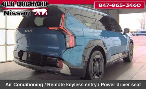 Ocean Blue 2024 Kia EV9 GT-Line