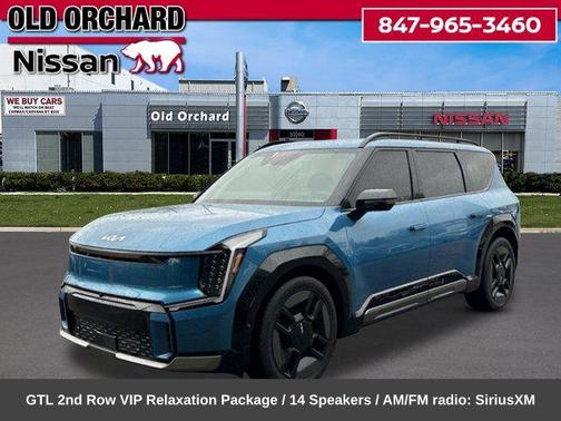 Ocean Blue 2024 Kia EV9 GT-Line