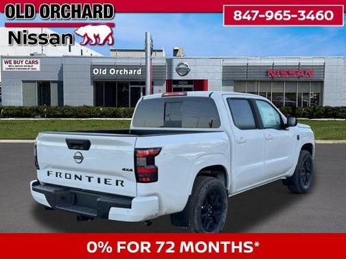 Glacier White 2026 Nissan Frontier SV