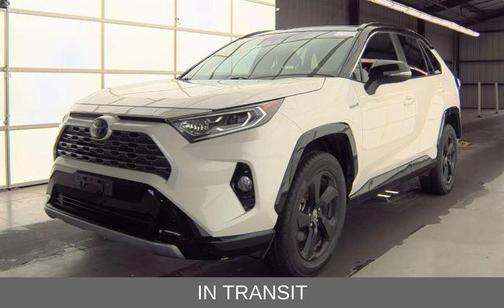 Blizzard Pearl 2020 Toyota RAV4 Hybrid SE