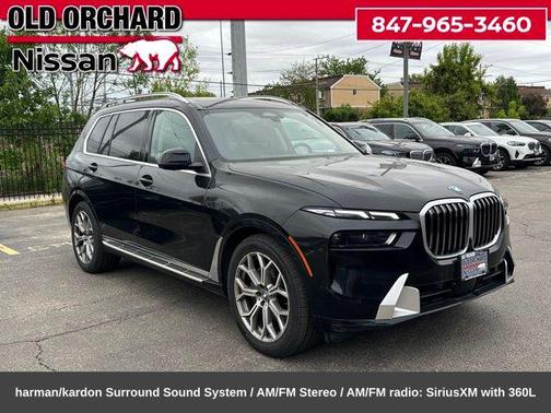 Black Sapphire Metallic 2024 BMW X7 xDrive40i