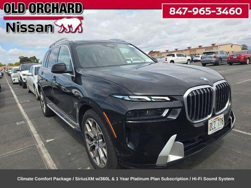 Black Sapphire Metallic 2024 BMW X7 xDrive40i