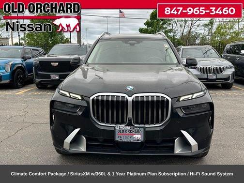 Black Sapphire Metallic 2024 BMW X7 xDrive40i