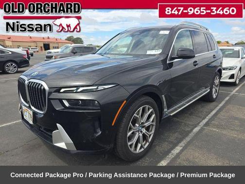 Black Sapphire Metallic 2024 BMW X7 xDrive40i