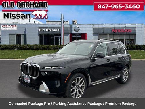 Black Sapphire Metallic 2024 BMW X7 xDrive40i