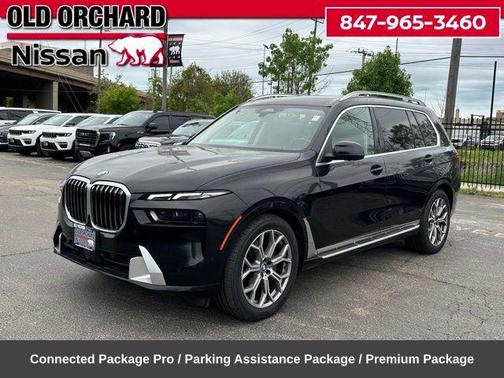Black Sapphire Metallic 2024 BMW X7 xDrive40i
