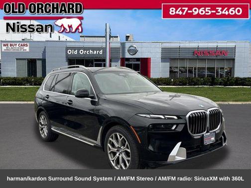 Black Sapphire Metallic 2024 BMW X7 xDrive40i