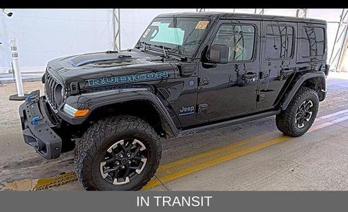 Black Clearcoat 2024 Jeep Wrangler 4xe Rubicon X