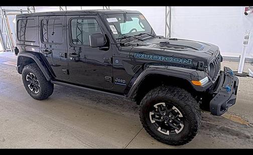 Black Clearcoat 2024 Jeep Wrangler 4xe Rubicon X
