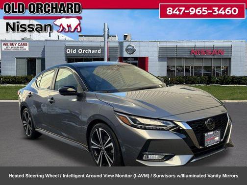 Gun Metallic/Super Black 2023 Nissan Sentra SR