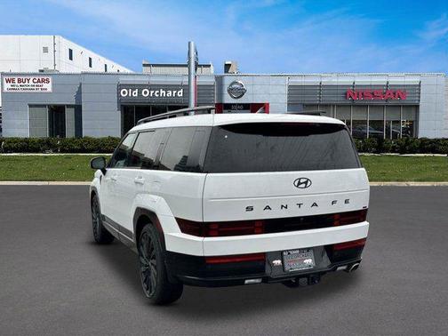 Serenity White 2025 Hyundai SANTA FE Calligraphy