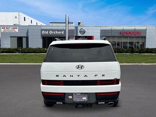Serenity White 2025 Hyundai SANTA FE Calligraphy