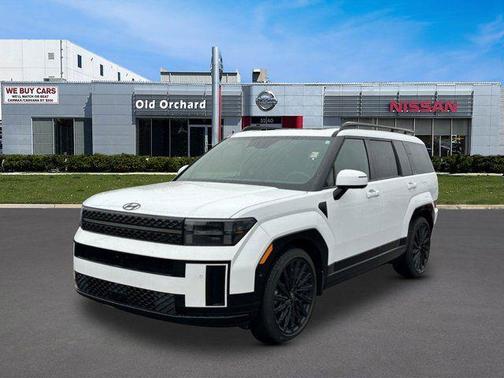 Serenity White 2025 Hyundai SANTA FE Calligraphy