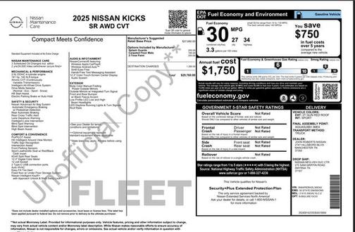 2025 Nissan Kicks SR