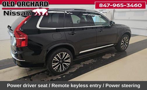 Onyx Black Metallic 2023 Volvo XC90 Recharge Plug-In Hybrid T8 Plus Bright Theme 7-Seater