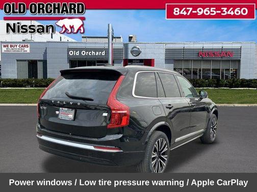 Onyx Black Metallic 2023 Volvo XC90 Recharge Plug-In Hybrid T8 Plus Bright Theme 7-Seater