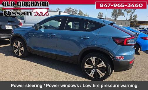 Blue Metallic 2023 Volvo C40 Recharge Pure Electric Twin Plus