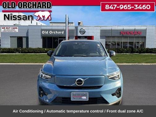 Blue Metallic 2023 Volvo C40 Recharge Pure Electric Twin Plus