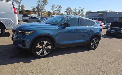 Blue Metallic 2023 Volvo C40 Recharge Pure Electric Twin Plus