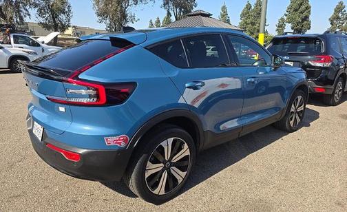 Blue Metallic 2023 Volvo C40 Recharge Pure Electric Twin Plus