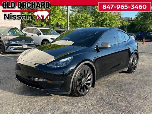 Black 2022 Tesla Model Y Performance Dual Motor All-Wheel Drive