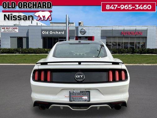 White Platinum Clearcoat Metallic 2017 Ford Mustang GT Premium
