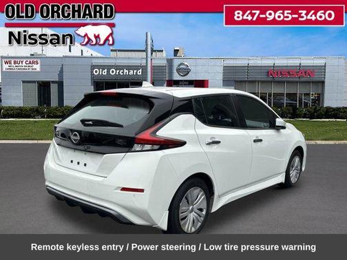 Glacier White 2024 Nissan Leaf S