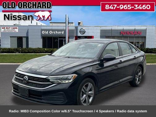 Deep Black Pearl 2024 Volkswagen Jetta 1.5T SE
