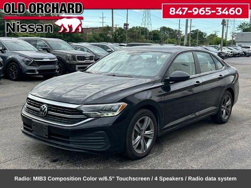 Deep Black Pearl 2024 Volkswagen Jetta 1.5T SE