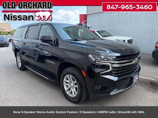 Black 2022 Chevrolet Suburban LT