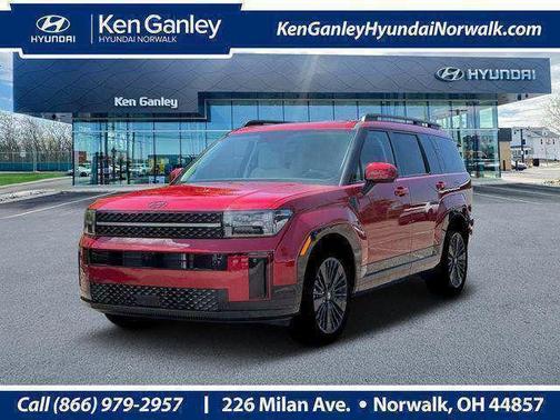 Ultimate Red 2026 Hyundai SANTA FE HEV Calligraphy