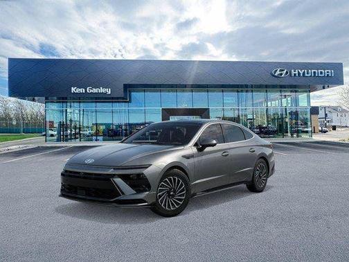 Portofino Gray 2026 Hyundai SONATA Hybrid Limited