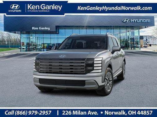 Typhoon Silver Metallic 2026 Hyundai Palisade Hybrid SEL Premium 7P