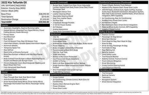2022 Kia Telluride EX