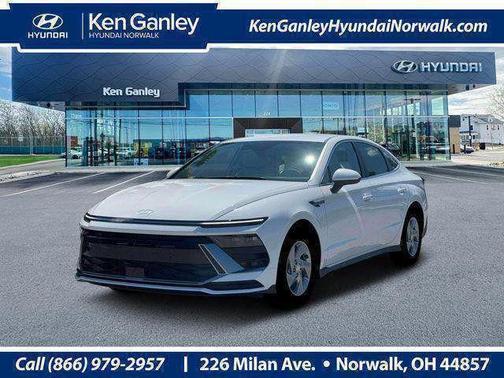 Serenity White 2026 Hyundai SONATA SE