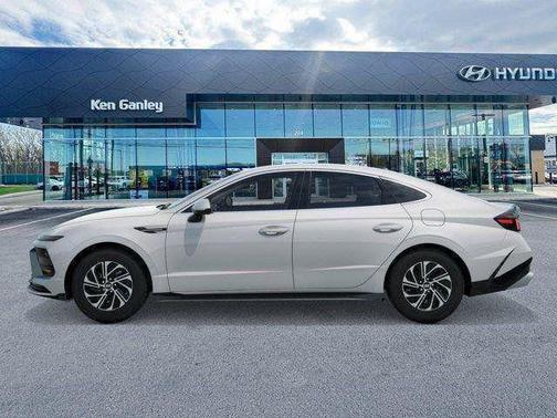 Serenity White 2026 Hyundai SONATA Hybrid Base