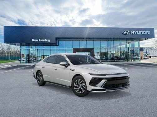 Serenity White 2026 Hyundai SONATA Hybrid Base