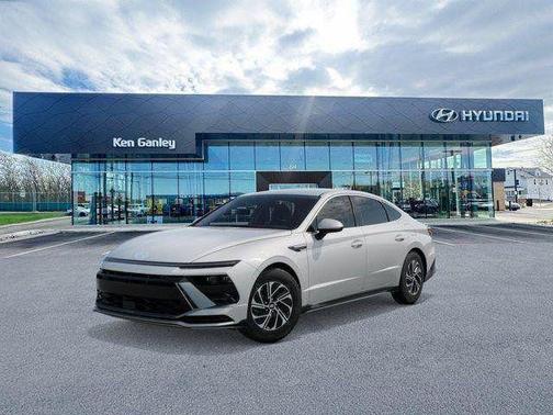 Serenity White 2026 Hyundai SONATA Hybrid Base