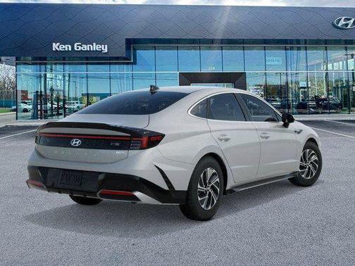 Serenity White 2026 Hyundai SONATA Hybrid Base