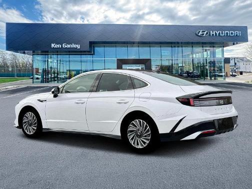 Serenity White 2026 Hyundai SONATA Hybrid Limited